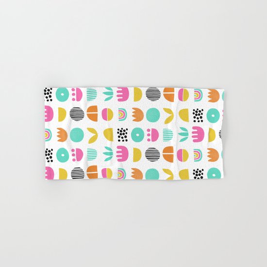 SIMPLE GEOMETRIC 001 Hand & Bath Towel