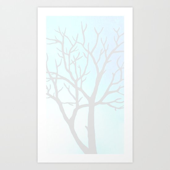 WINTER TREE Art Print