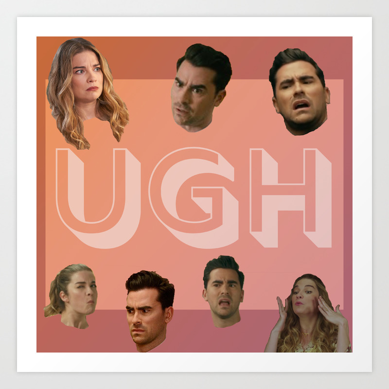 Alexis And David Schitt S Creek Art Print By Laurabethnichols