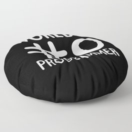 World's 0 Programmer Floor Pillow