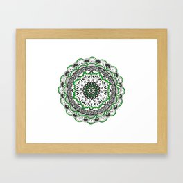 A Touch of Green Framed Art Print