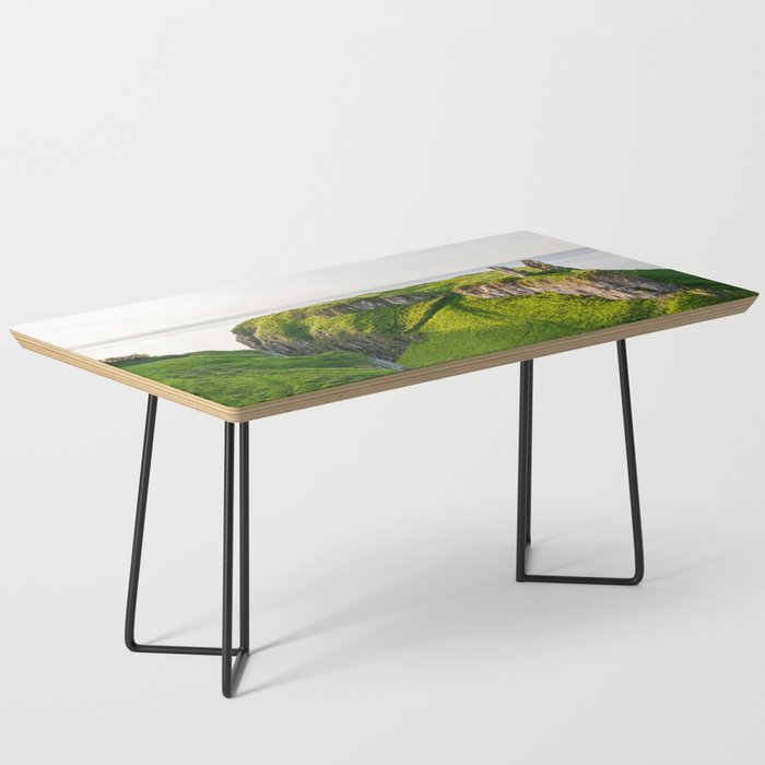 Great Britain Photography - Beautiful Green Landscape By The Sea Coffee Table