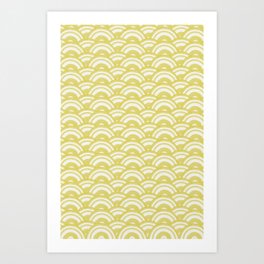 Little yellow rainbows - Abstractissimo 0029 Art Print