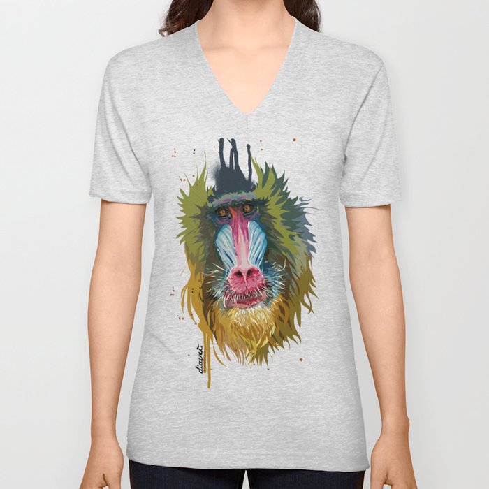 ANIMAL: Baboon V Neck T Shirt