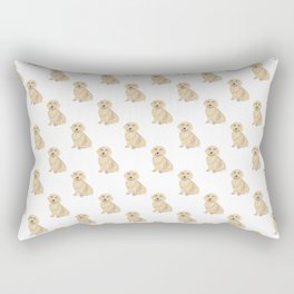 Dachshund (Long Haired, Cream) Rectangular Pillow