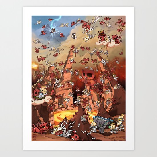 Heaven Melee Art Print
