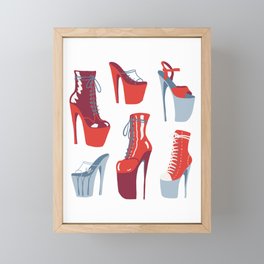 Sexy Heels Framed Mini Art Print