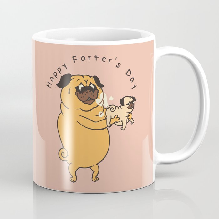 Happy Farter's Day Pug Coffee Mug