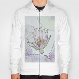 Waterlily Abstract Hoody