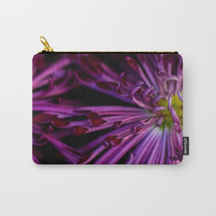 Purple & Black Carry-All Pouch