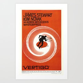 Vertigo - Movie Poster Art Print