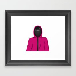 Soldiers from the squid game Framed Art Print