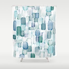 Sea Glass Shower Curtains For Any, Sea Decor Shower Curtains