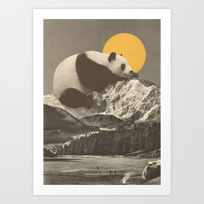 Panda's Nap Art Print