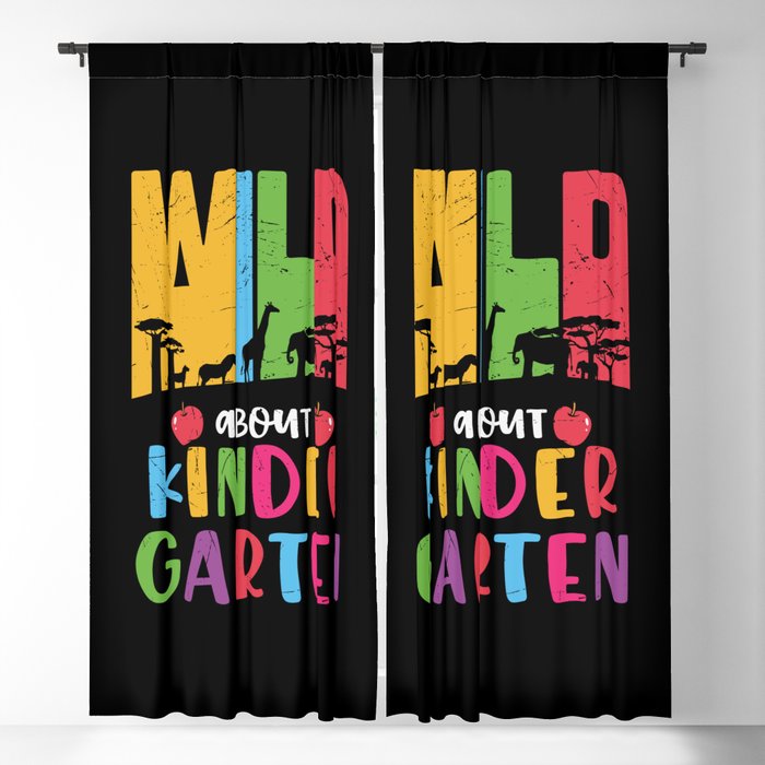 Wild About Kindergarten Blackout Curtain