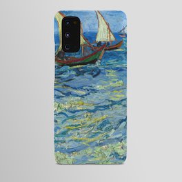 The Sea at Saintes-Maries, 1888 by Vincent van Gogh Android Case