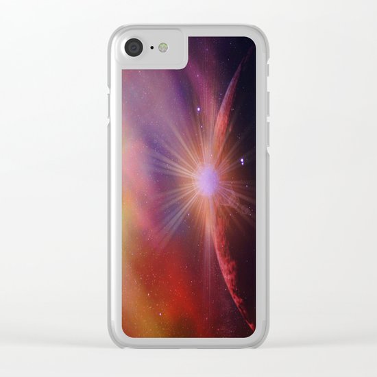 Mars rises Clear iPhone Case