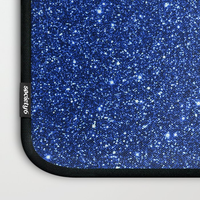 Cobalt Blue Glitter Laptop Sleeve By Podartist Society6