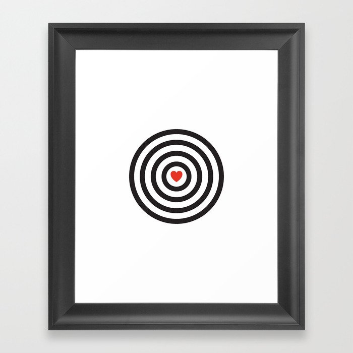 Target Framed Art Print