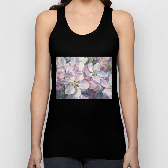"Blossoming apple-tree" Unisex Tank Top