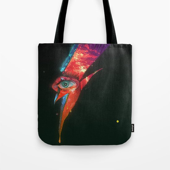 BLACK GLAM TEAR Tote Bag