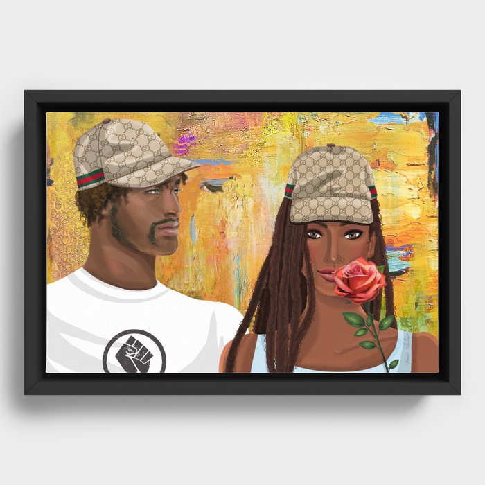 Black Lives Matter Framed Canvas