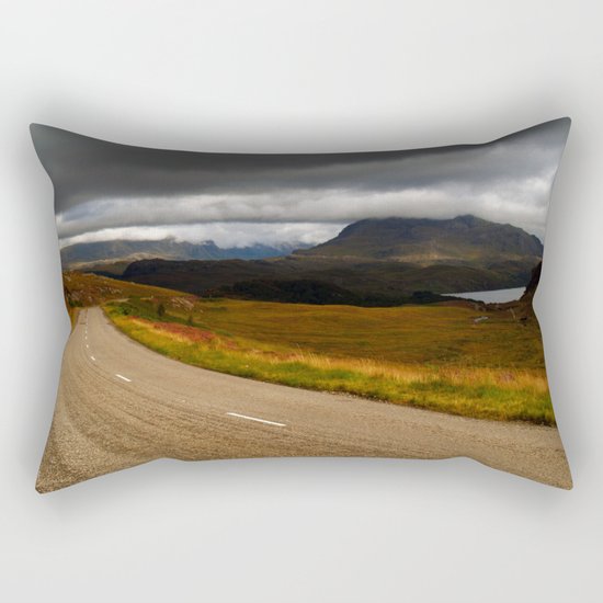 The Road to Poolewe Rectangular Pillow