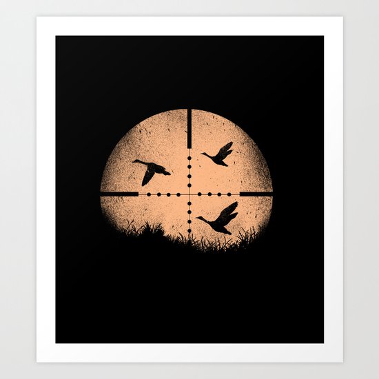 Duck Hunting Art Print