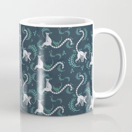Lemurs walking and sitting in the forest I Mug