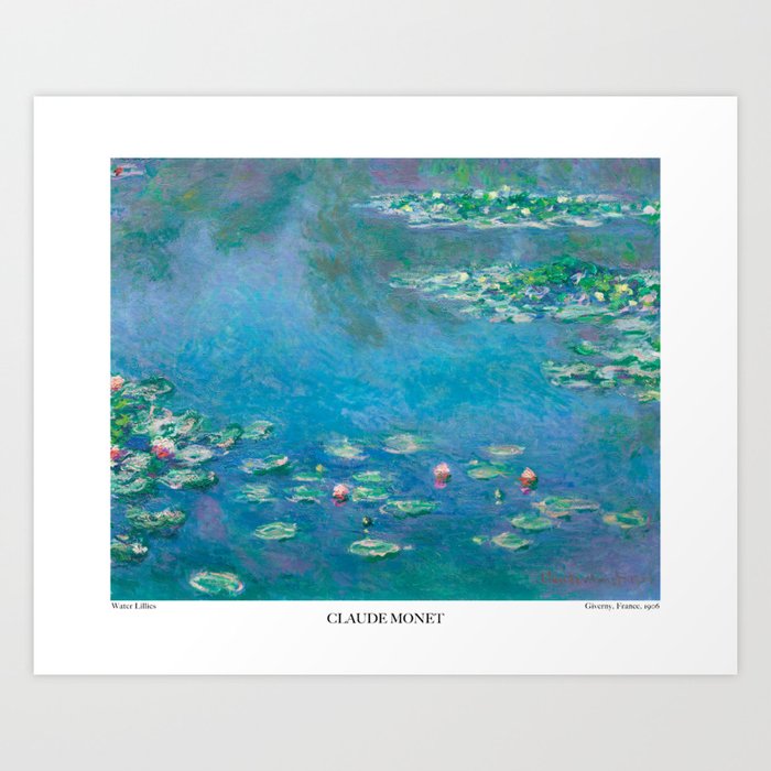 Water Lilies by Claude Monet Art Print