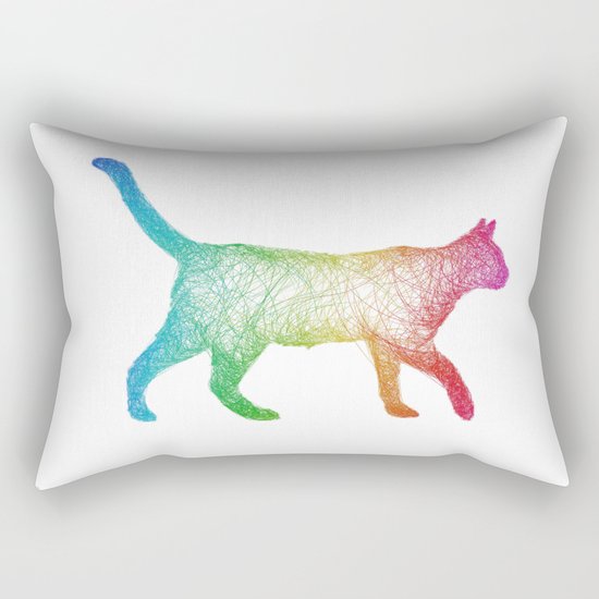 Cat Rectangular Pillow