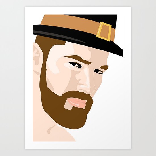 Pilgrim Art Print