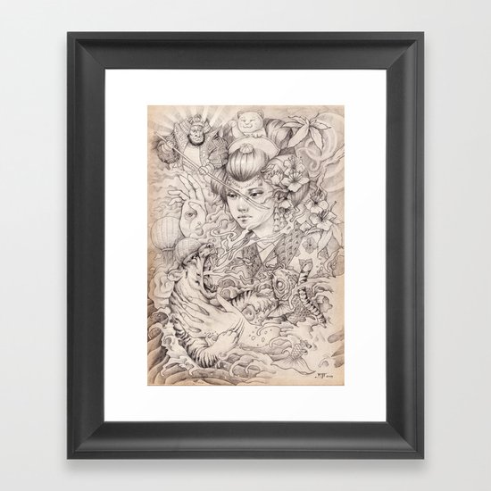 Irezumi Framed Art Print