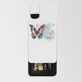 Spreading Your Wings - Colorful Butterfly Wings Art Android Card Case
