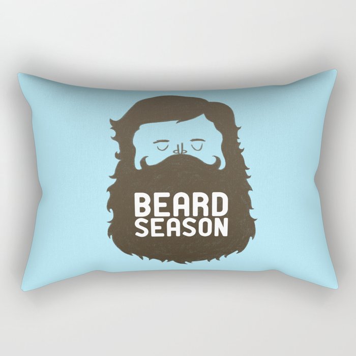 Beard Season Rectangular Pillow