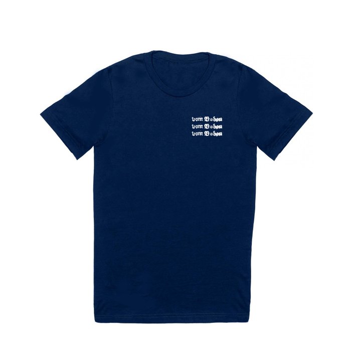 Nonsense T-Shirt: White/Navy