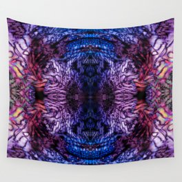 Stained Glass (Blue & Purple) Wall Tapestry