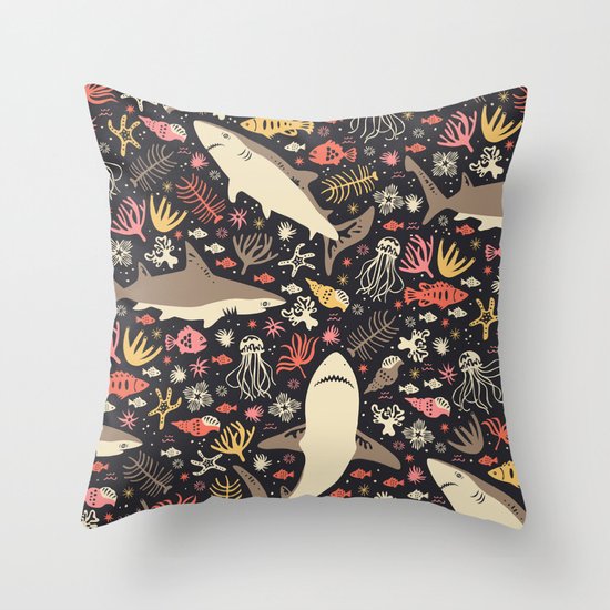 Oceanica Throw Pillow