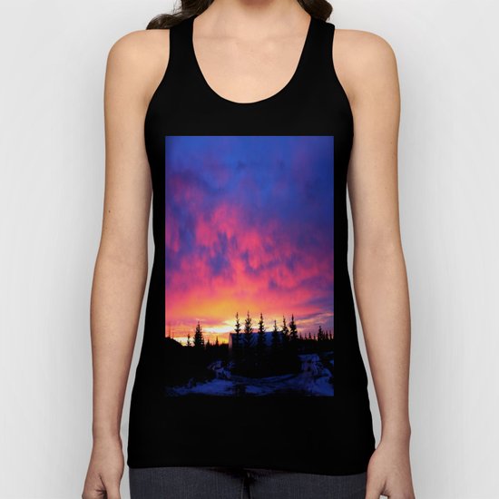 Cotton Candy Sunrise Unisex Tank Top