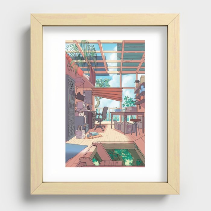 secret lair print Recessed Framed Print