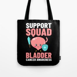 Bladder Cancer Ribbon Awareness Chemo Survivor Tote Bag