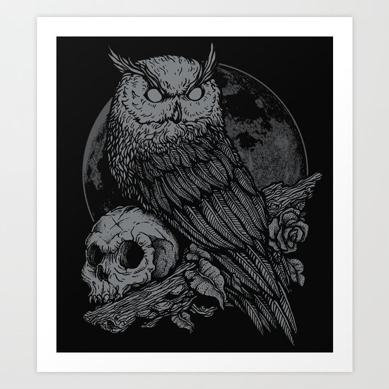 night watcher Art Print