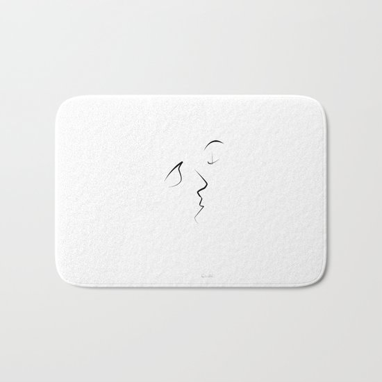 Kiss/beso/kuss/baiser/beijo/ Bath Mat
