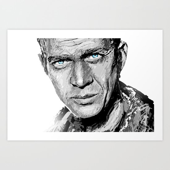 The King of Cool Art Print