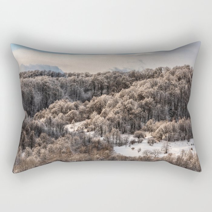 Winter Landscape 3 Rectangular Pillow