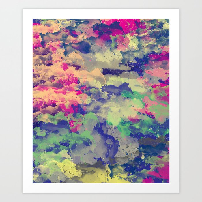 Abstract painting X 0.3 Art Print
