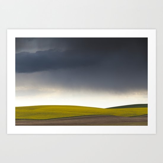 Rain's Coming Art Print