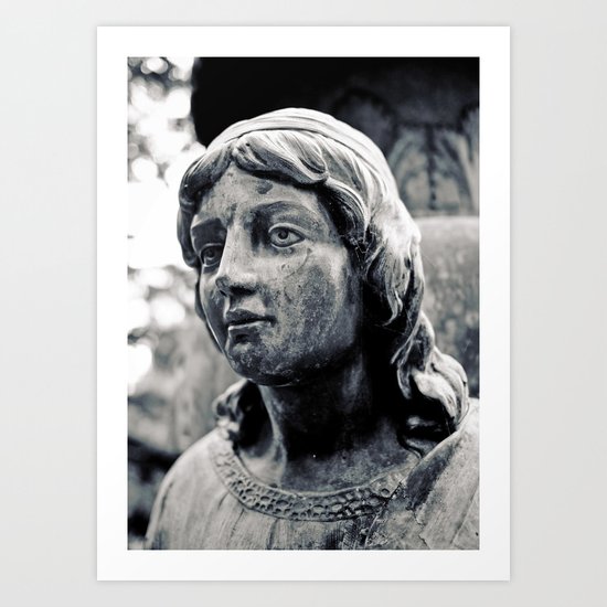 Lady of stone Art Print