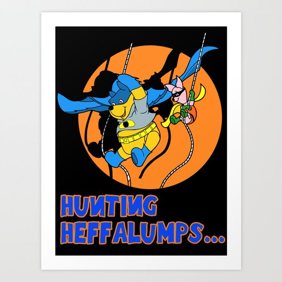 Bat Pooh! Art Print