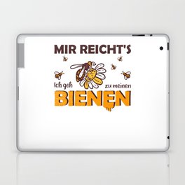 I've Had Enough, I Go To My Bees Beekeeper Laptop Skin